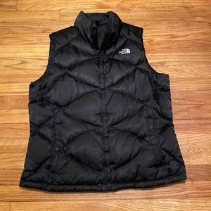 Black The North Face Down Vest